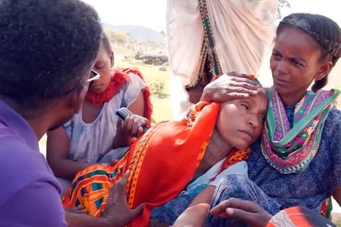 GBV survivor in Tigray.